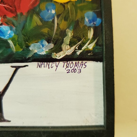 Nancy Thomas 2003 May Plaque from Children's Series (May Flowers) - Picture 2 of 7